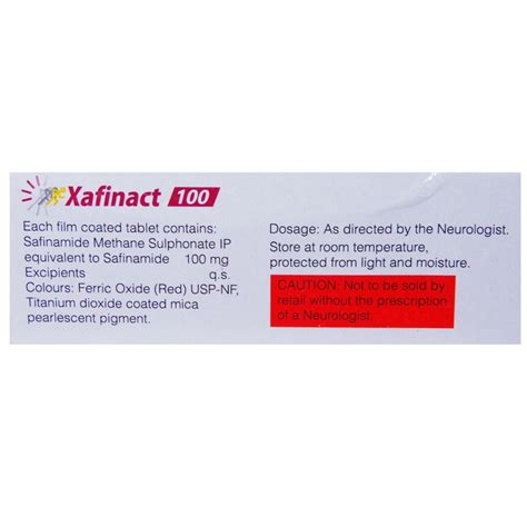 xafinact 100